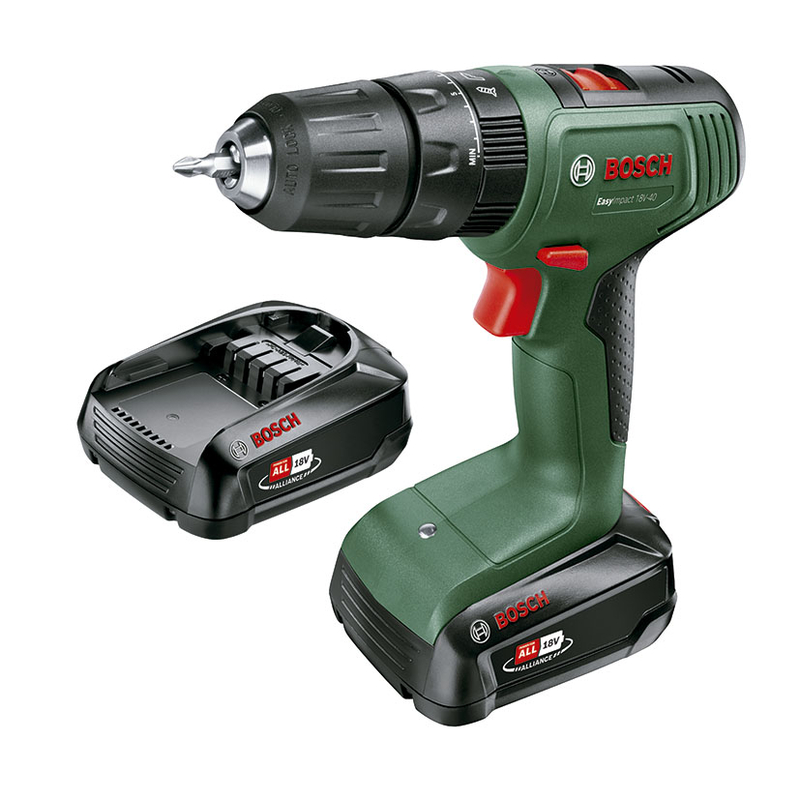BOSCH 5585X684 - Taladro percutor batería  Easyimpact 18V