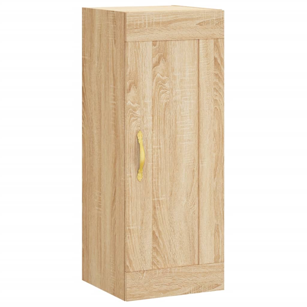 Vidaxl Armario de Pared Madera Ingeniería 34,5x34x90 Cm