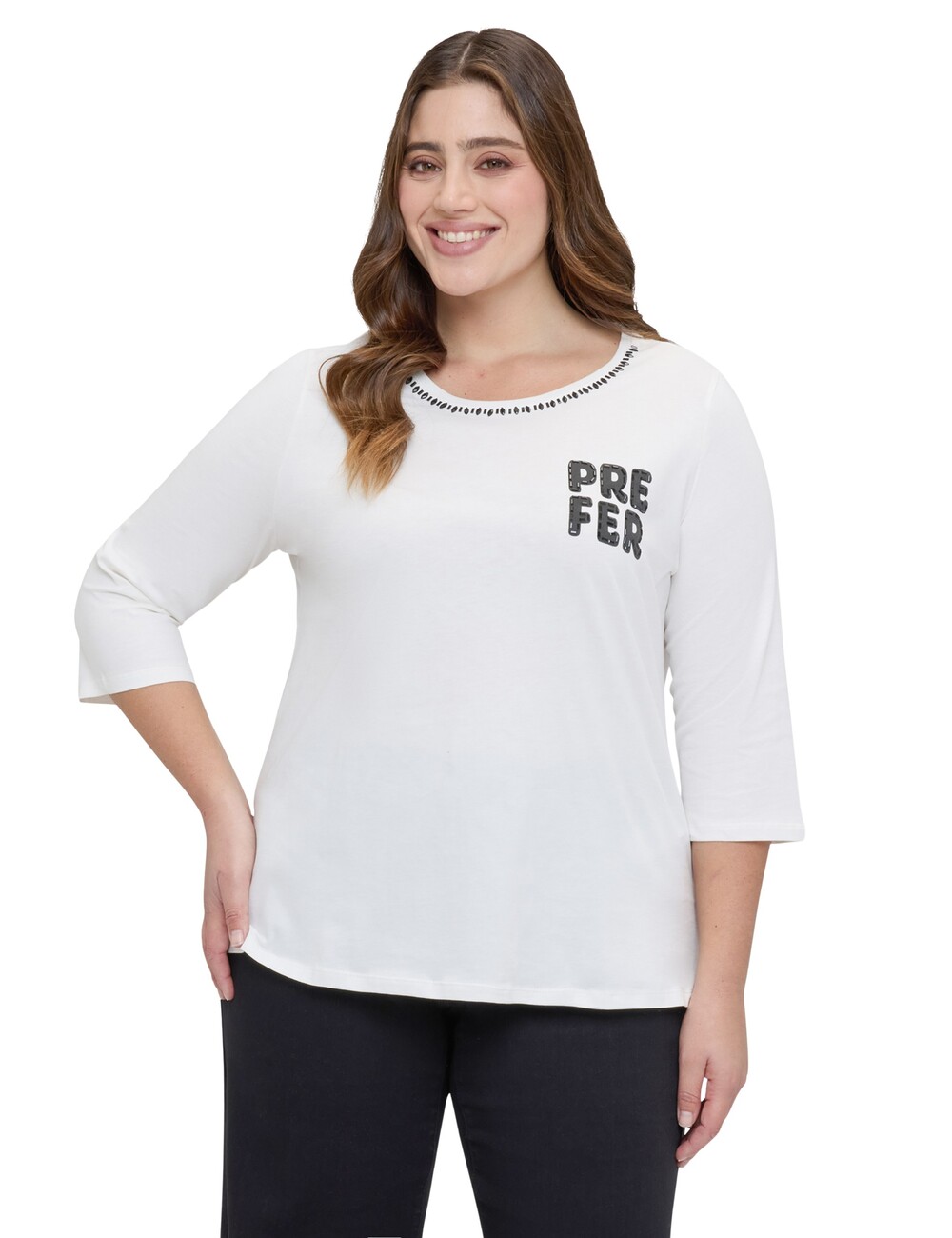 Fiorella Rubino - Camiseta de algodón con estampado