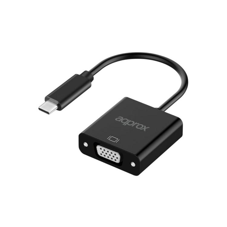 Approx Adaptador Type-C a VGA de Alta Calidad