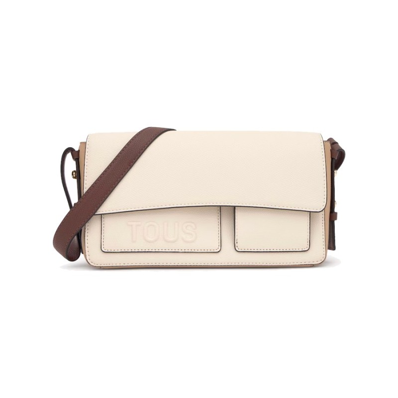 Bandolera Mediana Tous Beige Marrón Back to Basics 2002381502