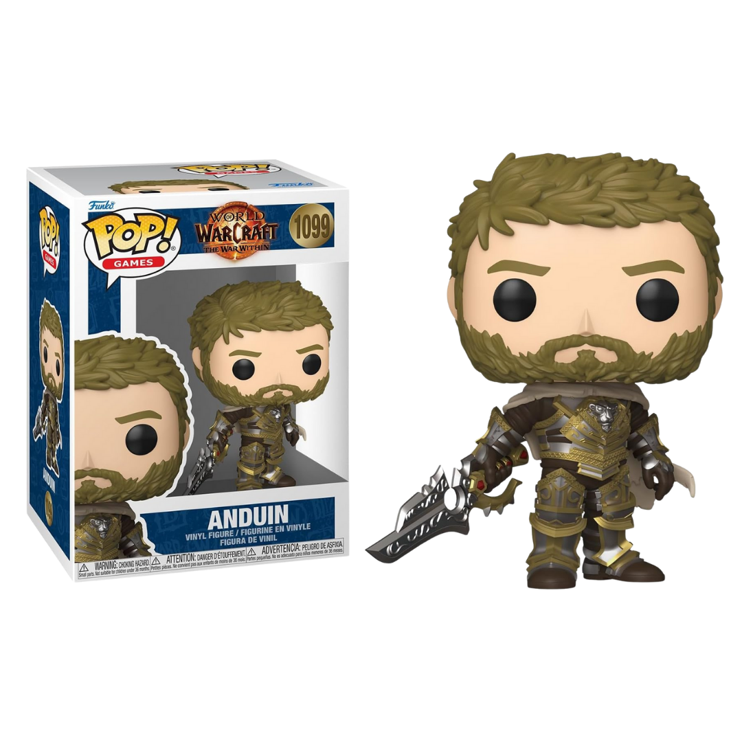 FUNKO POP! WORLD OF WARCRAFT - ANDUIN, 86107, Nº 1099, TIENDA CON LICENCIA OFICIAL, ENVIO EN 24-48 HORAS EN PENÍNSULA, FIGURA, CABEZÓN, MUÑECO, JUGUETES, VIDEOJUEGO, MAGIA, MANÁ