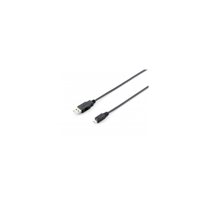 Equip - 128594 Cable USB 2.0 tipo A macho a micro-B macho, 1,0 m 128594