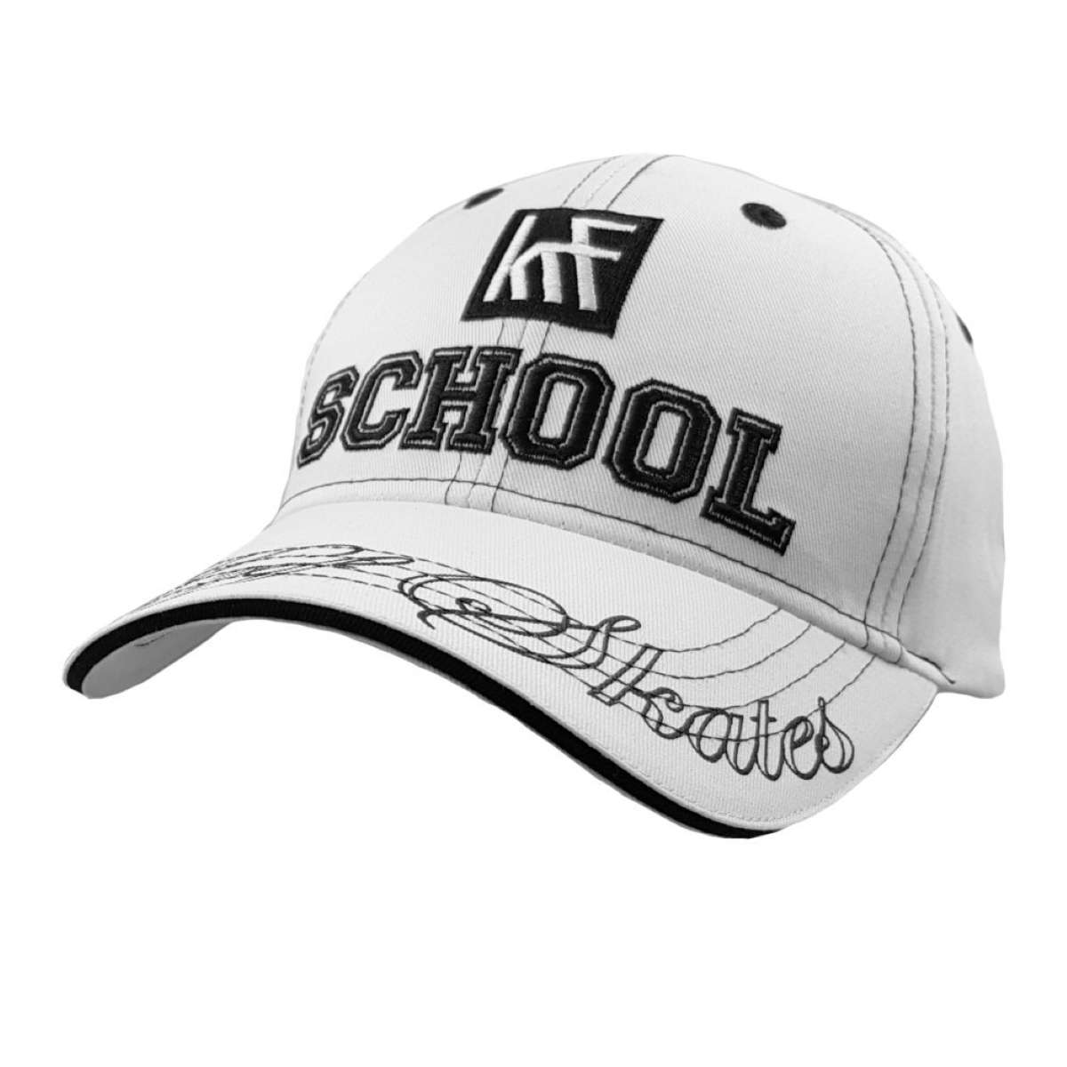 GORRA KRF SCHOOL BLANCO/NEGRO
