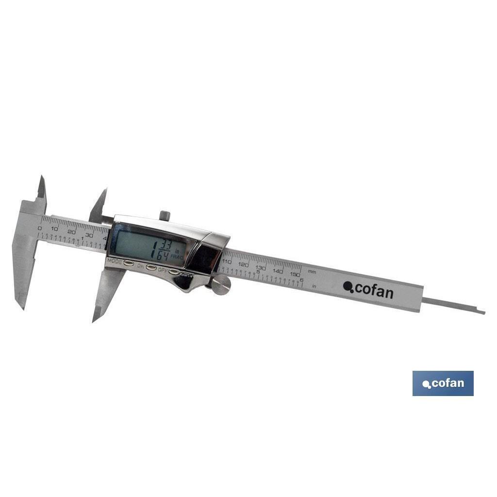Calibre digital inox 0-160