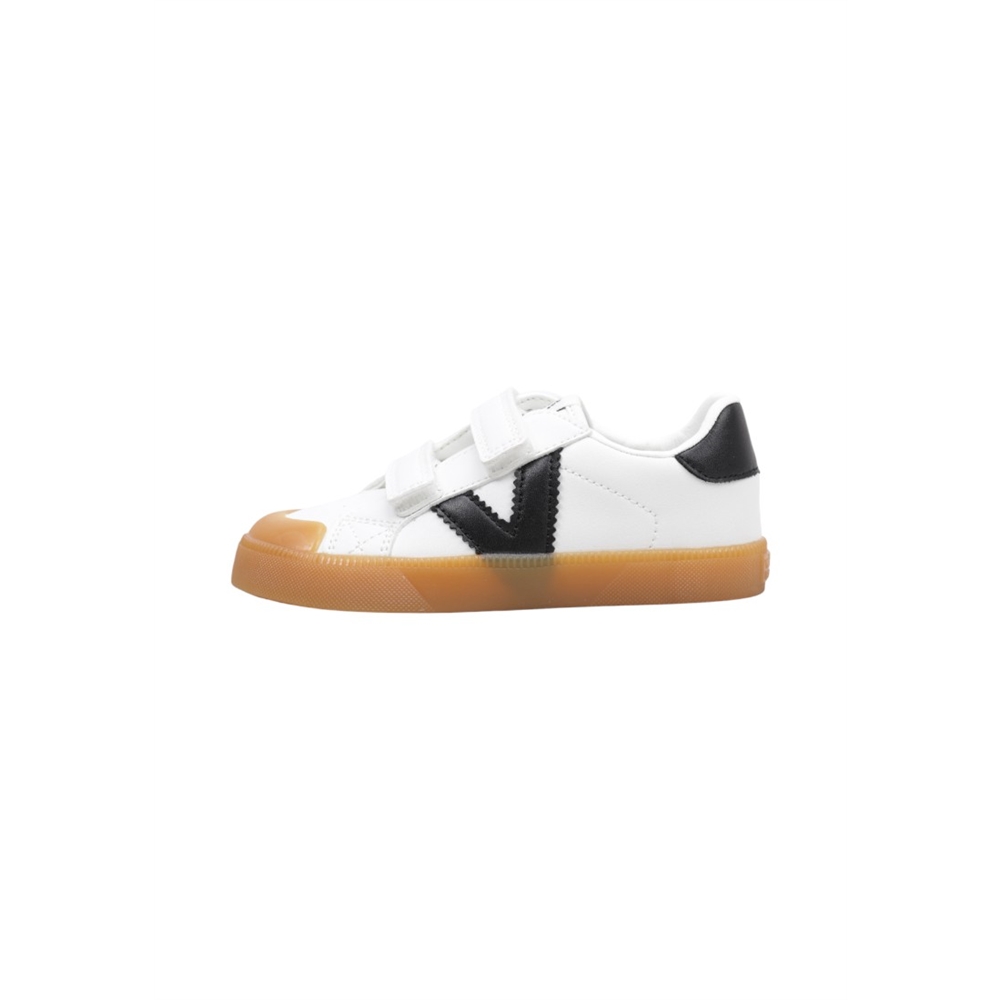 victoria OLIVER EFECTO PIEL Deportivas Con Velcro Bebé - niño (hasta la talla 30) Blanco