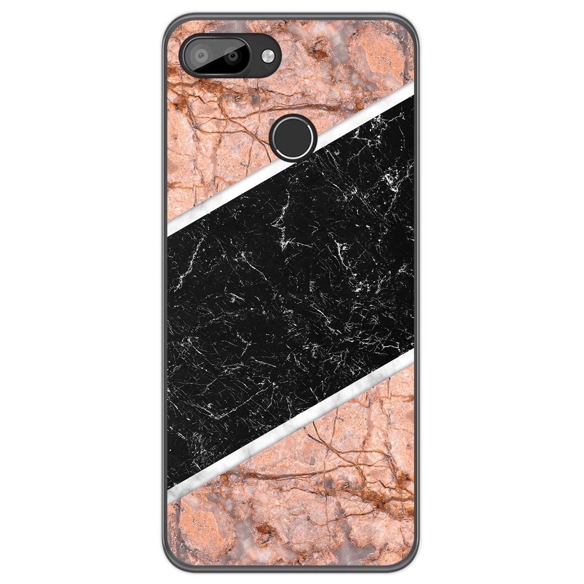 Tumundosmartphone Funda Gel Tpu para Oukitel C11 / C11 Pro diseño Mármol 07 Dibujos