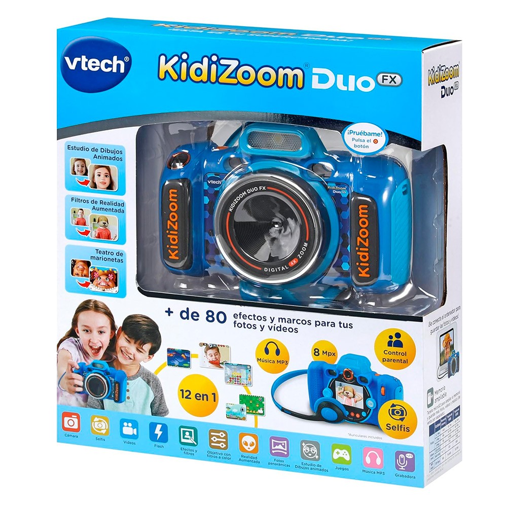Cámara Fotos Kidizoom Duo DX Azul.