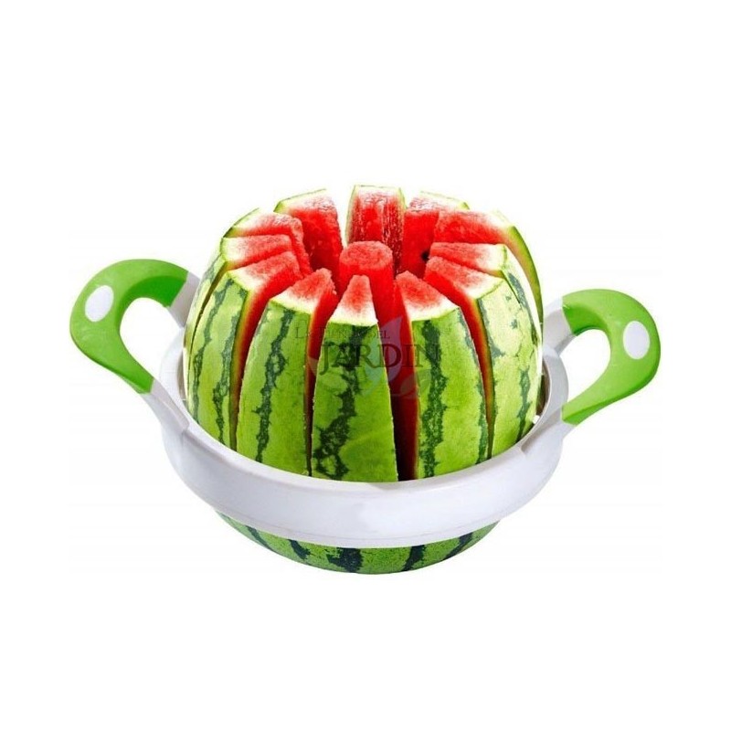 SUINGA Cortador de Sandia y Melon 12 porciones Ø28 cm | Cortadora de frutas | Herramienta profesional para cocina
