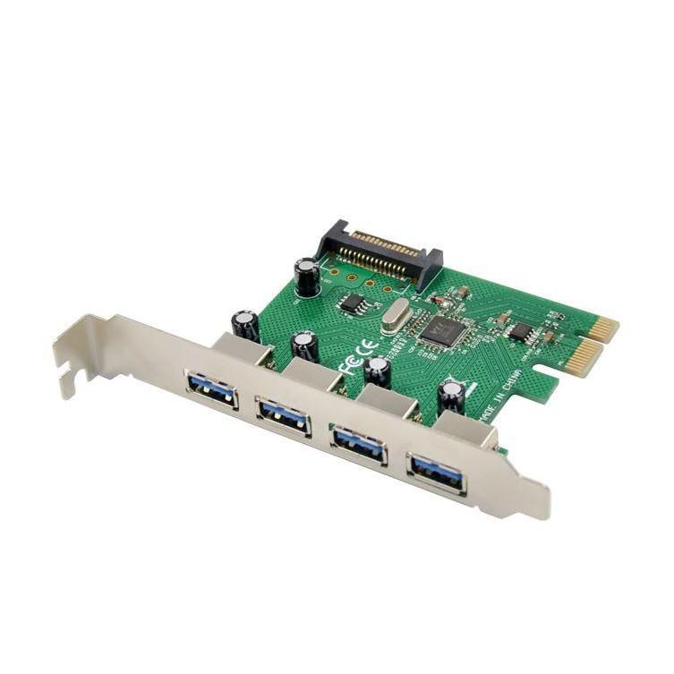 Microconnect Tarjeta Pcie USB 3.0 de 4 Puertos para PC