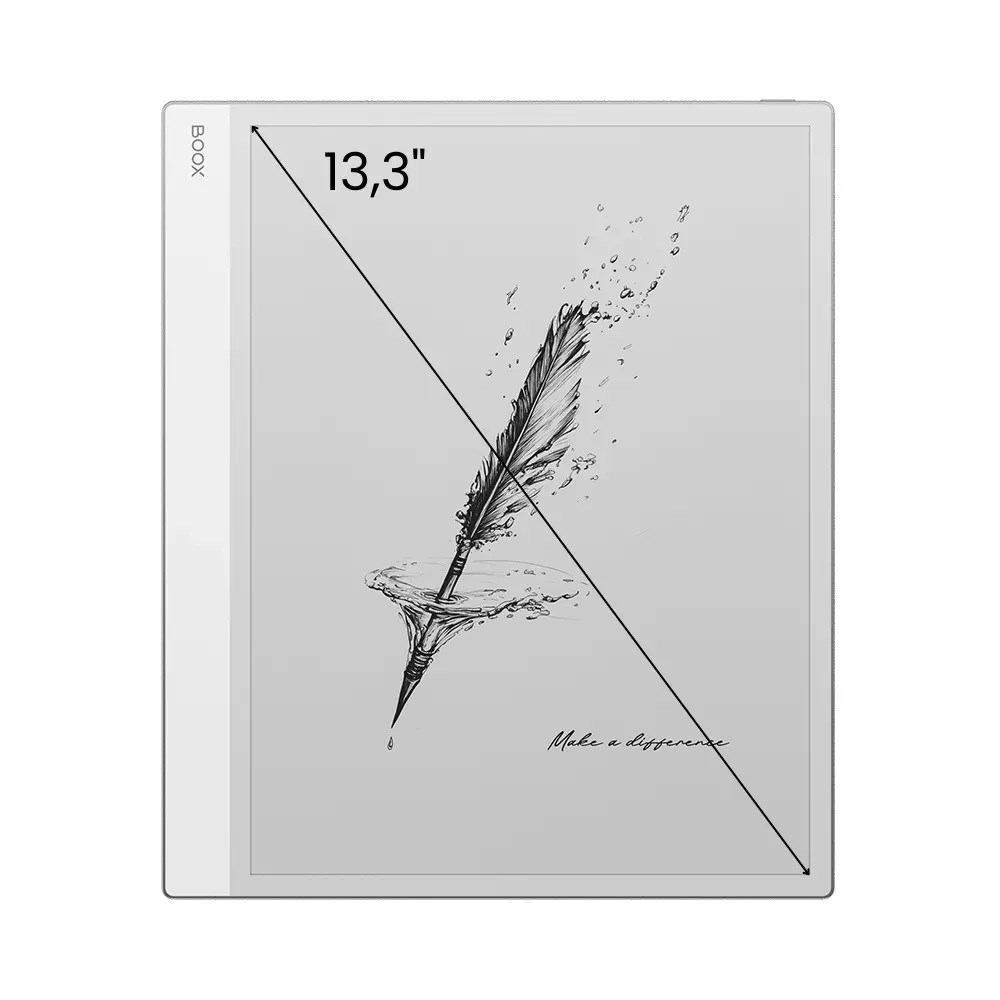 Ebook onyx boox note max 13,3" e-ink carta 1300 128gb wi-fi gray