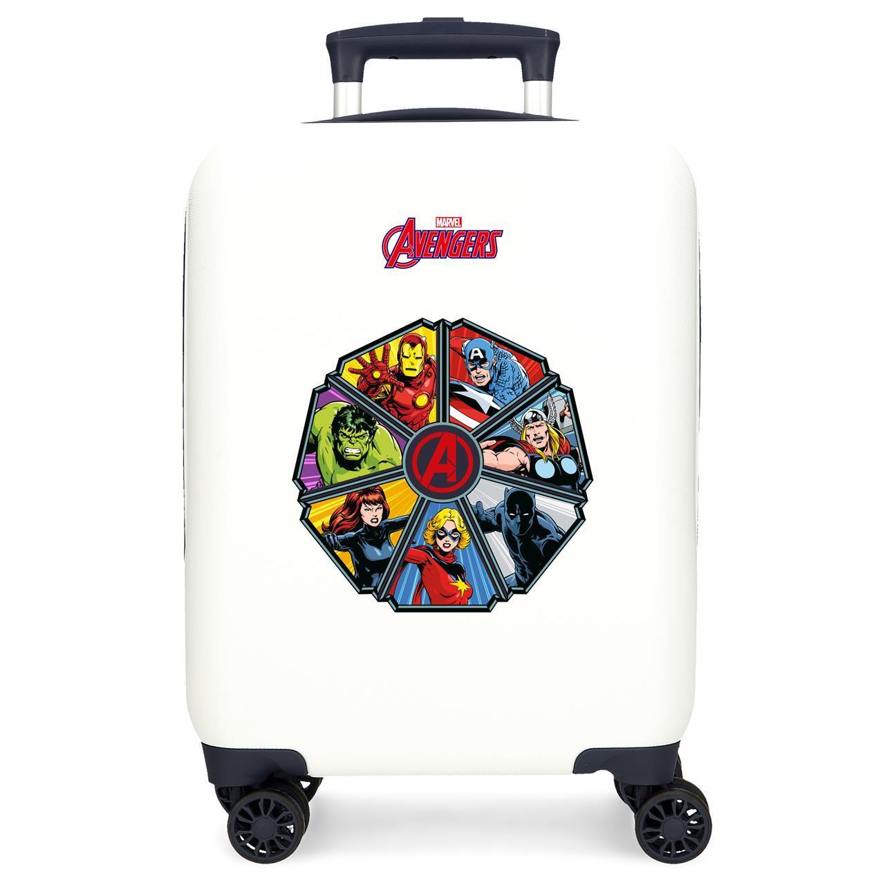 Maleta de cabina Avengers to the power blanco 33x50x20 cm