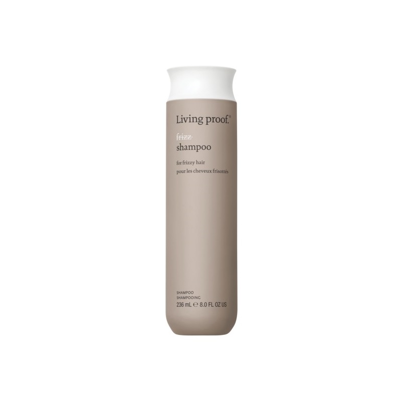 Living Proof No Frizz Shampoo. / El shampoo y acondicionador No Frizz son para cualquier persona con cabello propenso al frizz o cabello naturalmente rizado que busque un estilo liso y suave.