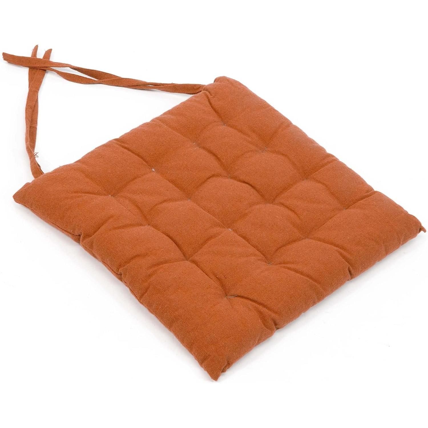 Cojin Acolchado Algoton y Poliester Varios Colores Para Sillas de 40 x 40 cm Para Silla de Jardín, Comedor, Cocina