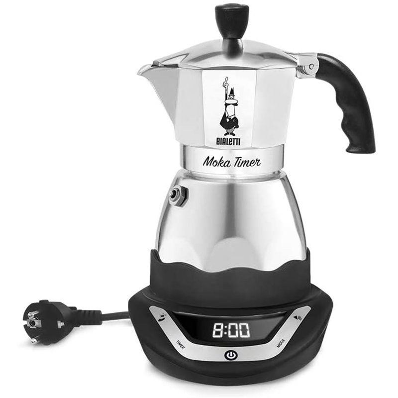Bialetti Moka Timer Totalmente automática Cafetera moka eléctrica