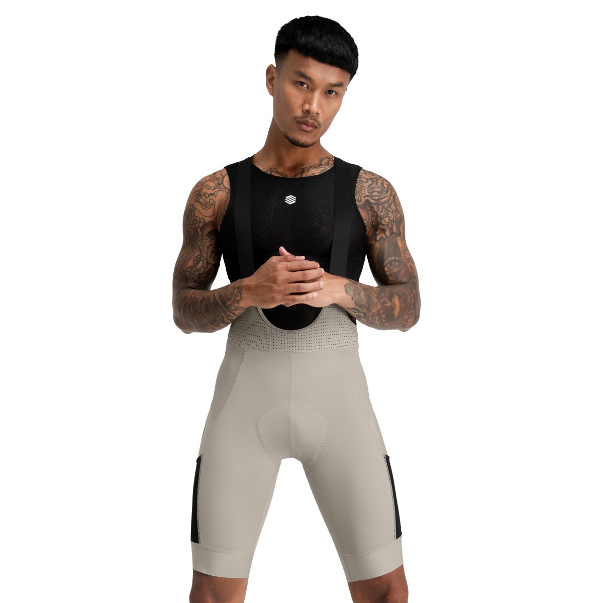Siroko - Culotte con Tirantes DWR Ciclismo para Hombre_