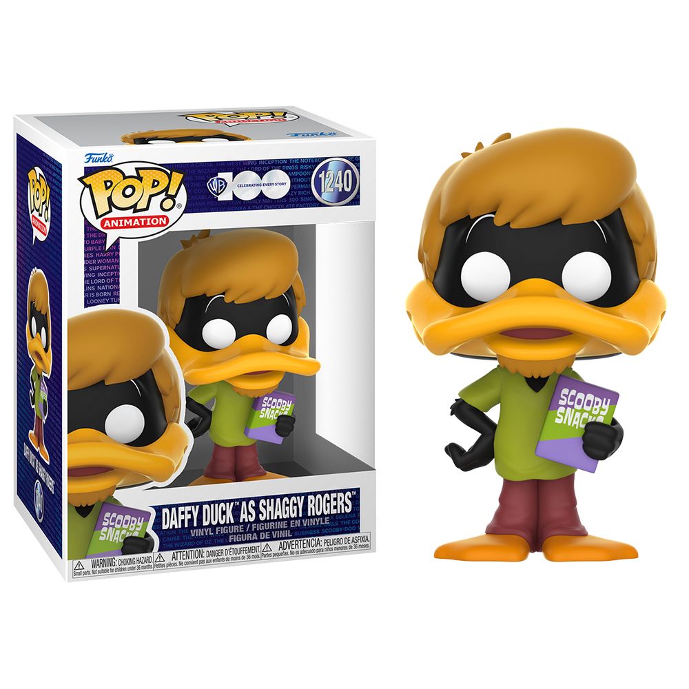 Funko Pop! Warner Bros 100 Aniv. - Pato Lucas disfrazado de Shaggy Rogers, 69425, Nº1240