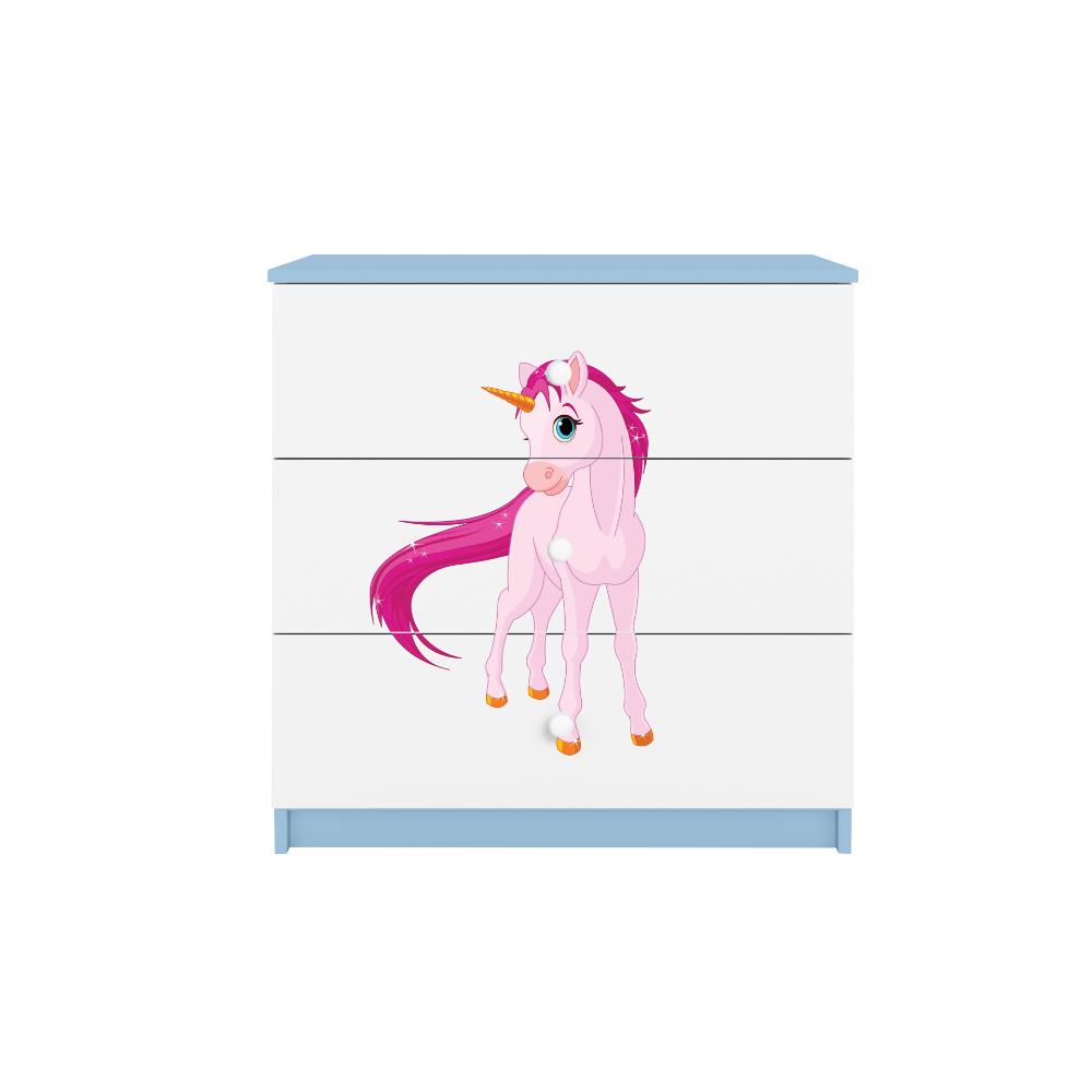 Cómoda Kocot Kids BabyDreams Unicorn Blue