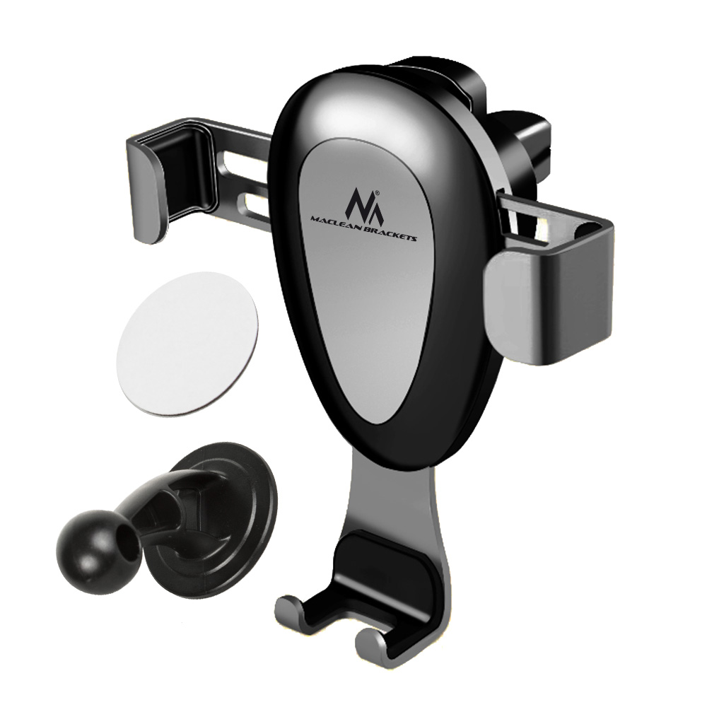 Soporte Universal para Teléfono Maclean MC-324 Accesorios de Coche Montaje en Rejilla de Ventilación