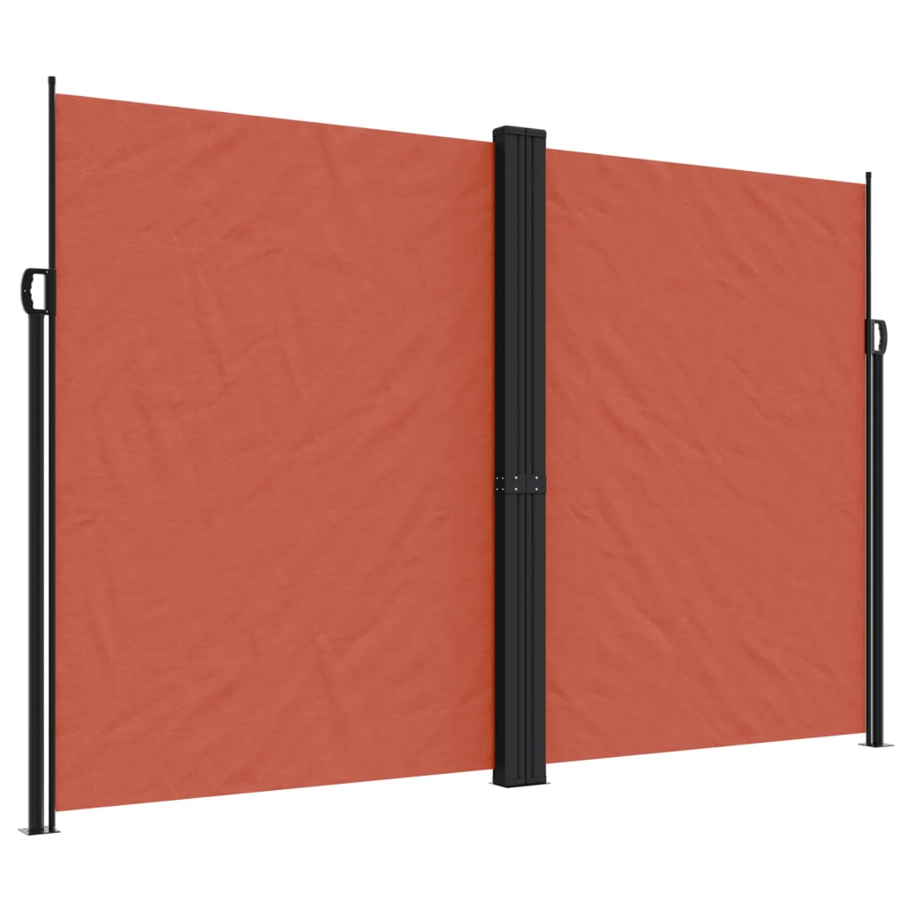 vidaXL Toldo lateral retráctil 220x1200 cm Color Negro, Crema, Azul