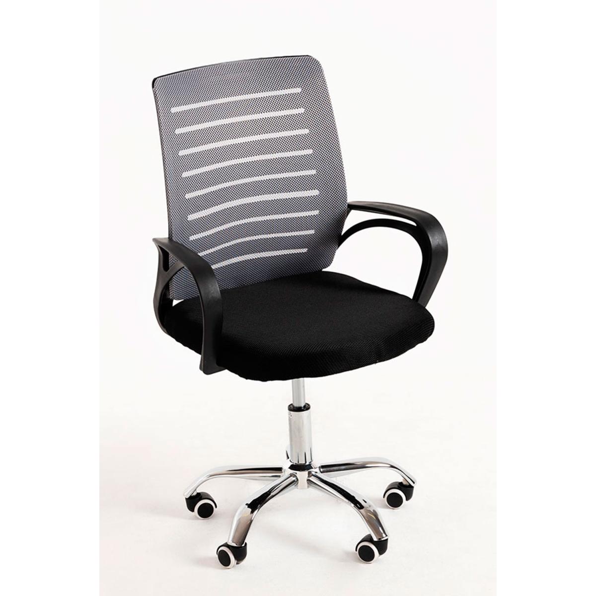 Regalos Miguel - Silla de EscritorioGris Visi - Máxima Ergonomía - Ideal para Escritorio y Gaming