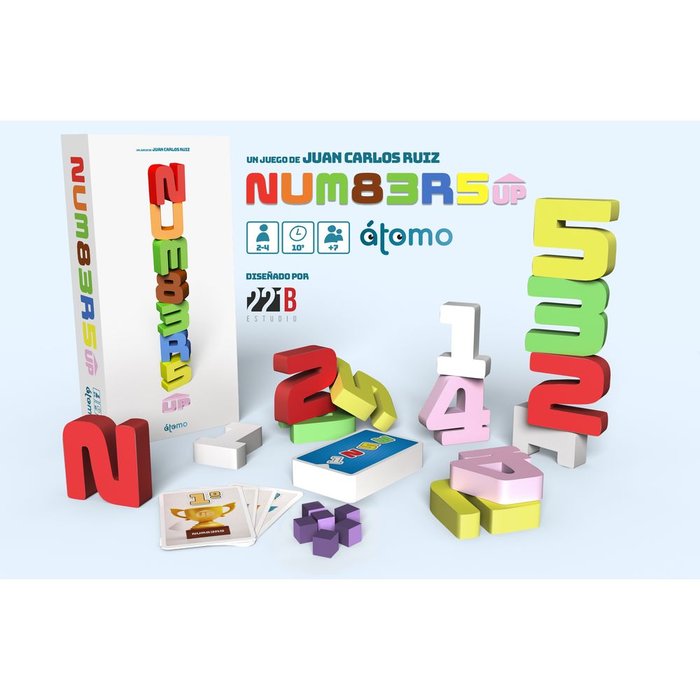 ATOMO JUEGO DE MESA NUMBER UP NUMBER UP 47x91x8 Cms.