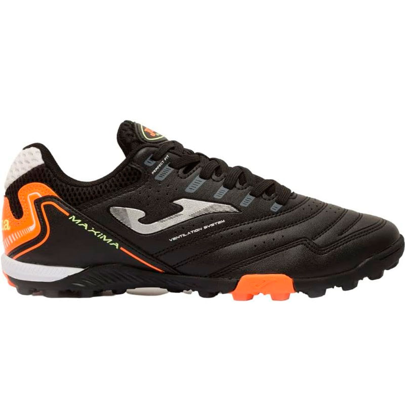 Joma Naranja Maxima 2301Negro Turf Zapatillas Futbol Shombre Piel Sintetica Talla 44