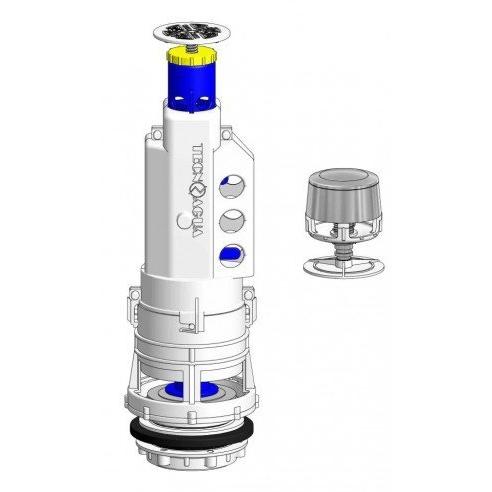 Hidrotecnoagua Mecanismo de Descarga Universal para Inodoro Pulsador Interrumpible T-281 NS Tecnología de Agua