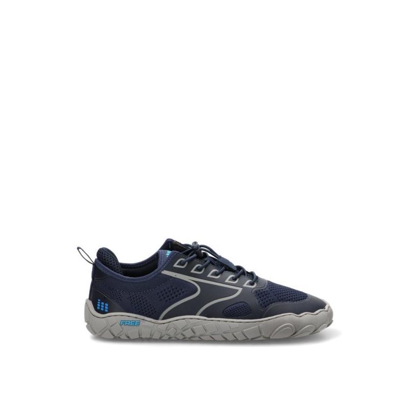Zapatillas Respetuoso/barefoot Mustang - Hombre - Suela Plana - Modelo 84837 - Color Marino