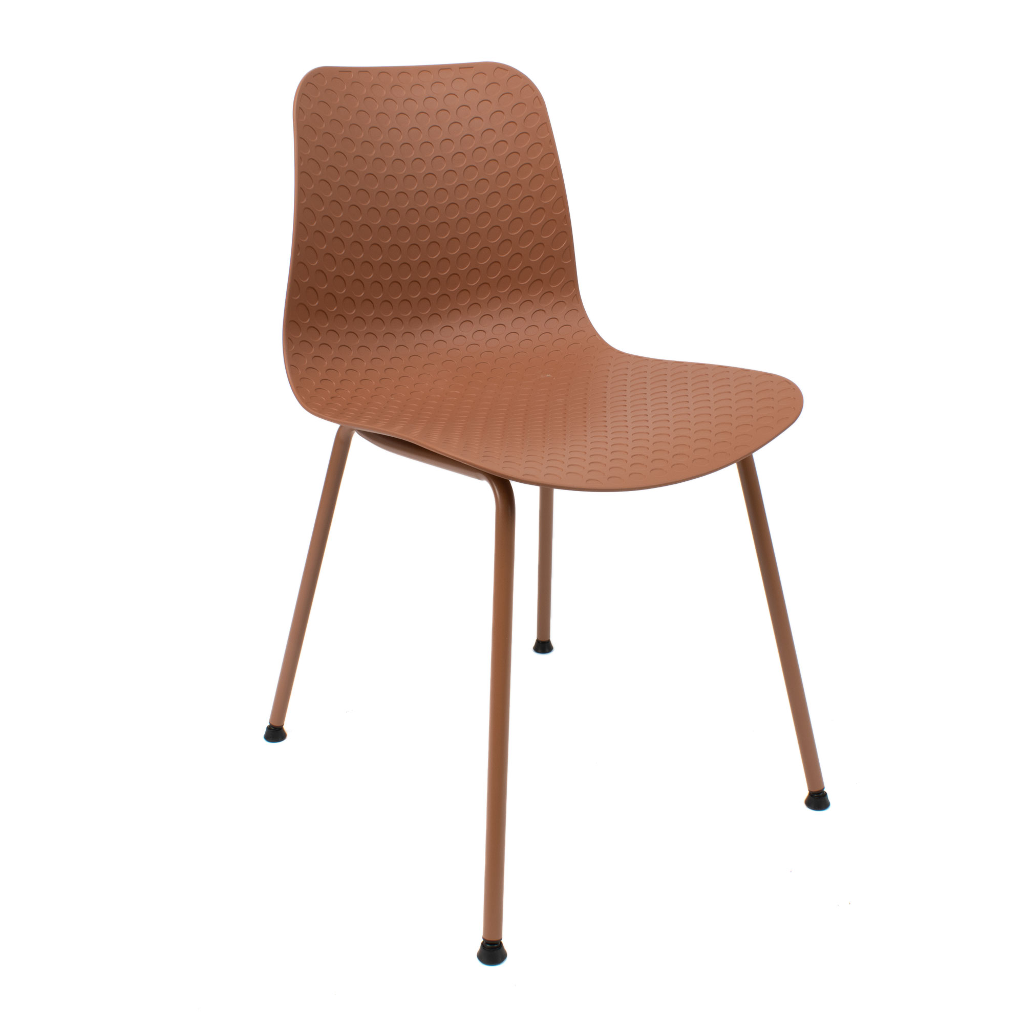 The Secret Home - Pack de 1 Silla de Comedor de Diseño Moderno - Pvc/metal - Ideal Salón