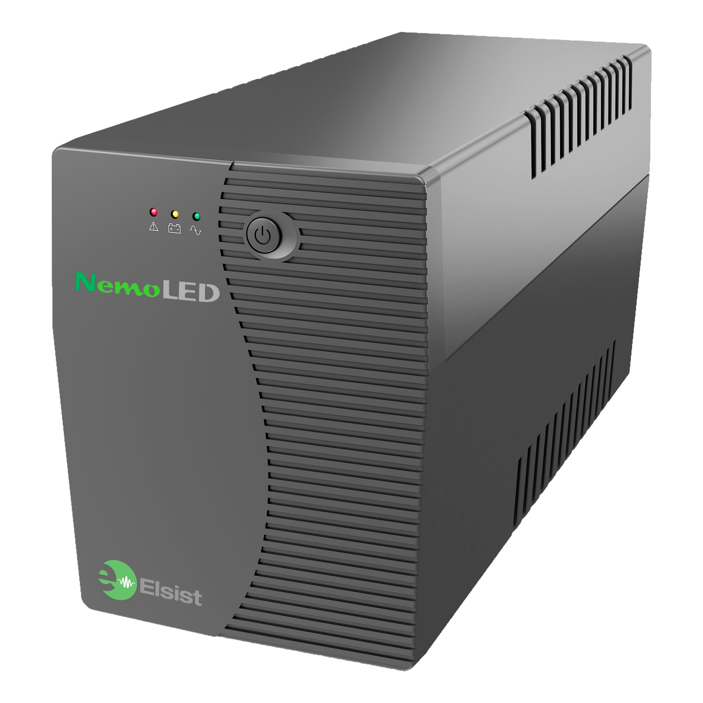 Elsist NemoLED 160 sistema de alimentación ininterrumpida (UPS) Línea interactiva 1,6 kVA 600 W 4 salidas AC