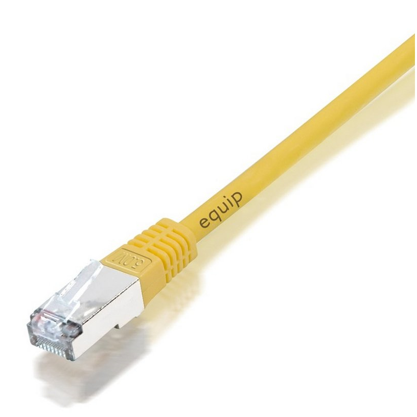 Equip RJ45 S/FTP Shielded Network Cable Cat 6A, 1m Length, Halogen-Free, High-Quality Material for Ultra-High Performance in Demanding Network Environments, Ideal Ethernet Cable for Reliable Connectivity.