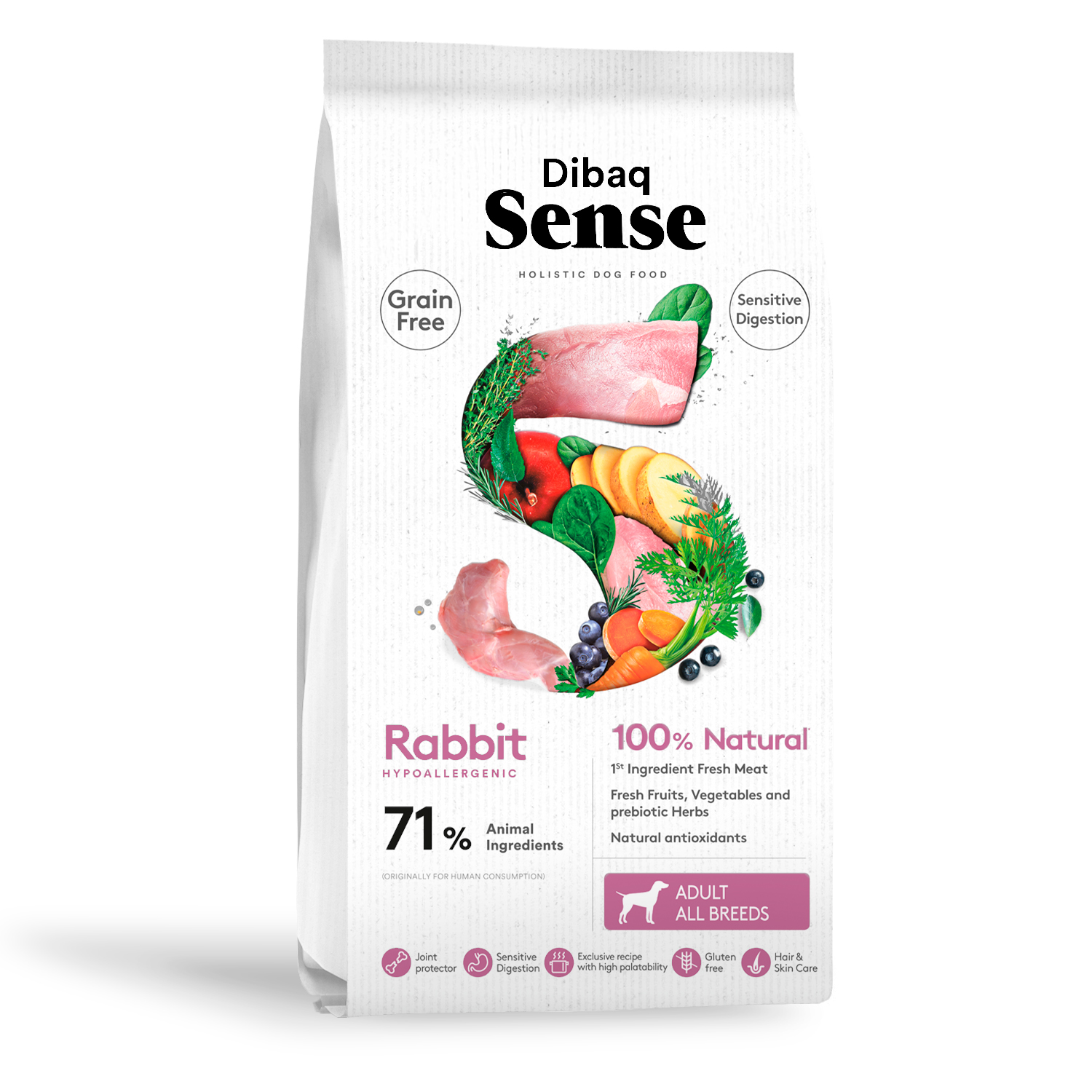 Dibaq Sense Grain Free Sensitive Conejo Formato 10 Kg