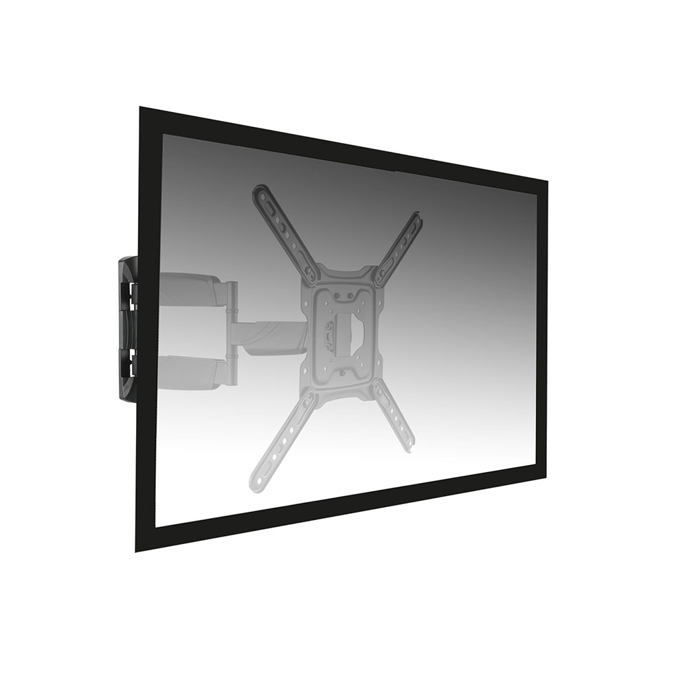 Ewent EW1525, 35 kg, 58,4 cm (23"), 139,7 cm (55"), 75 x 75 mm, 400 x 400 mm, Negro