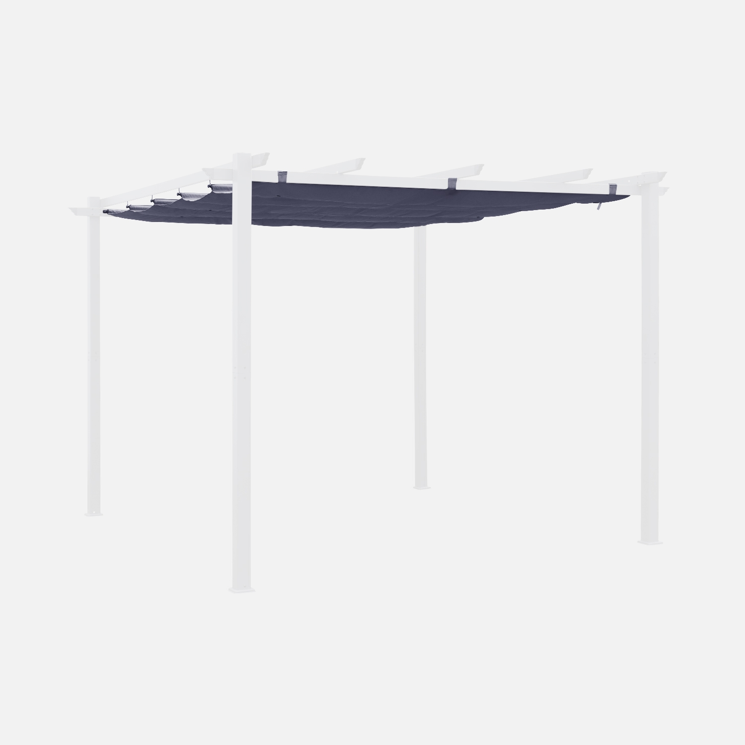 sweeek - Toldo de techo de pérgola 3x3m , Cubierta para pérgola Isla , 243x250x250