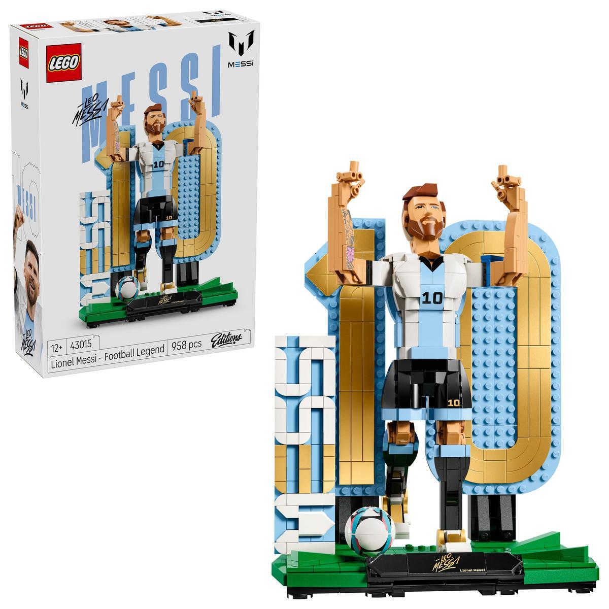 LEGO® 43015 | Editions Lionel Messi: Leyenda del Fútbol de Juguete - Maqueta 3D