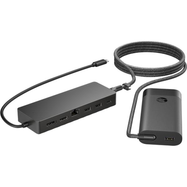 Pack Docking USB Tipo-C y Cargador Universal para Portátil HP 9H0H9AA