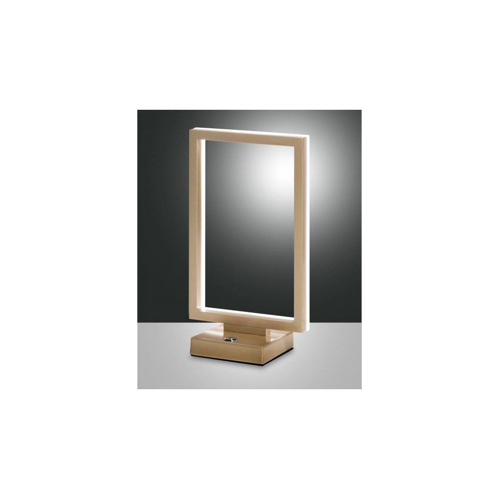 Lámpara de Mesa LED BARD 15W Gold Mate 3394-30-225 Fabas Light