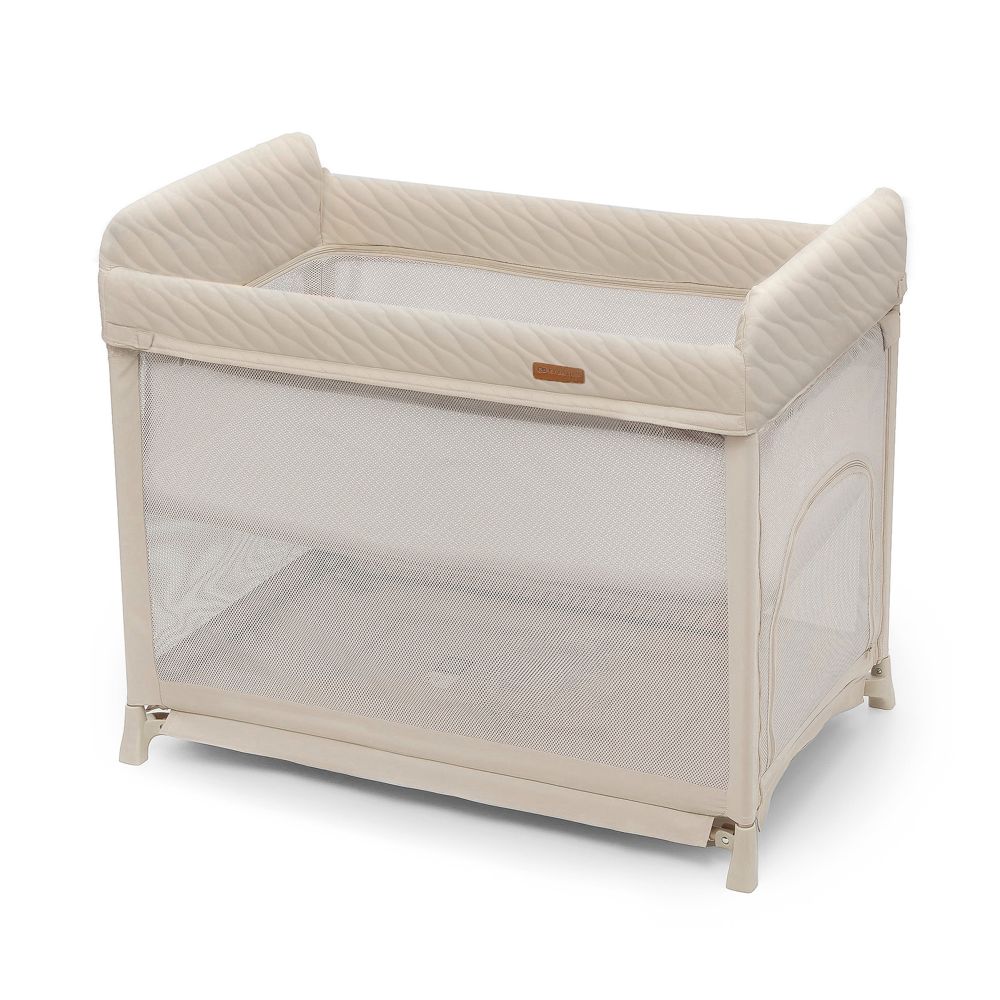 Cuna de Viaje Moon Dream de Kinderkraft para Bebés desde Nacimiento hasta 15 kg, Plegable con Colchón Incluido, Ligera y Portátil para Viajes y Visitas