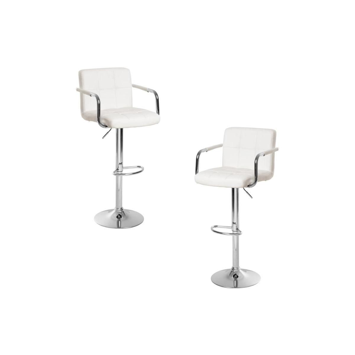 Regalos Miguel - Packs Taburetes Cocina - Pack 2 Taburetes Vapen - Blanco