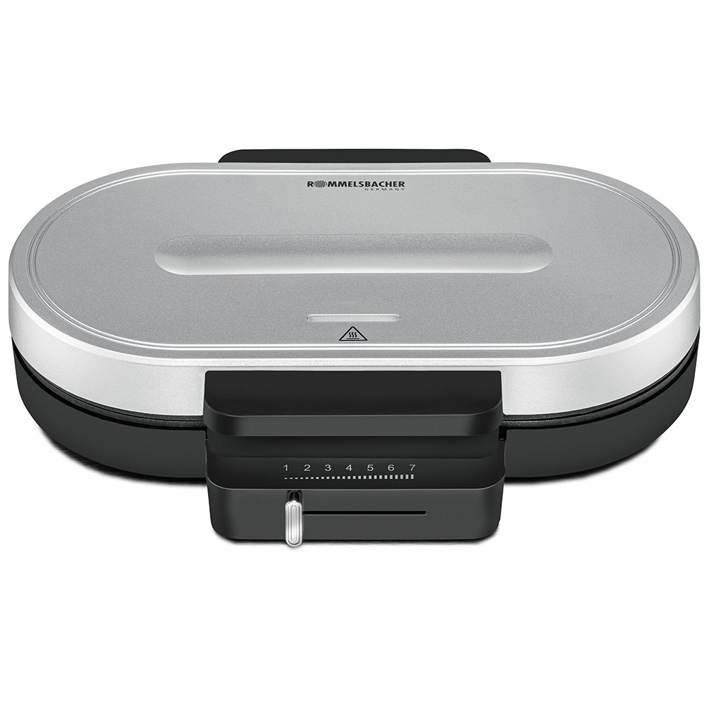Rommelsbacher WA 1250 gofrera 2 barquillo(s) 1250 W Plata