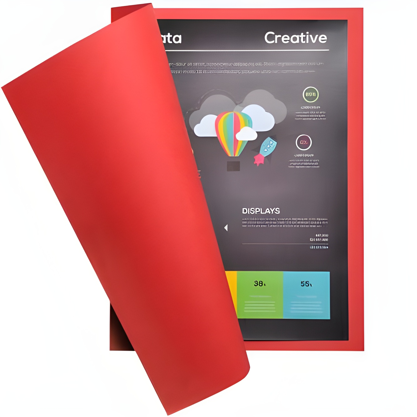 Exacompta subcarpeta rock´s a4 210gr cartulina rojo -100u-