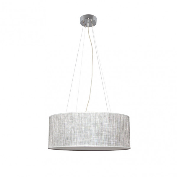 Lampada a sospensione Asuncion 4xe27 Grigio Regx50 di FABRILAMP.
