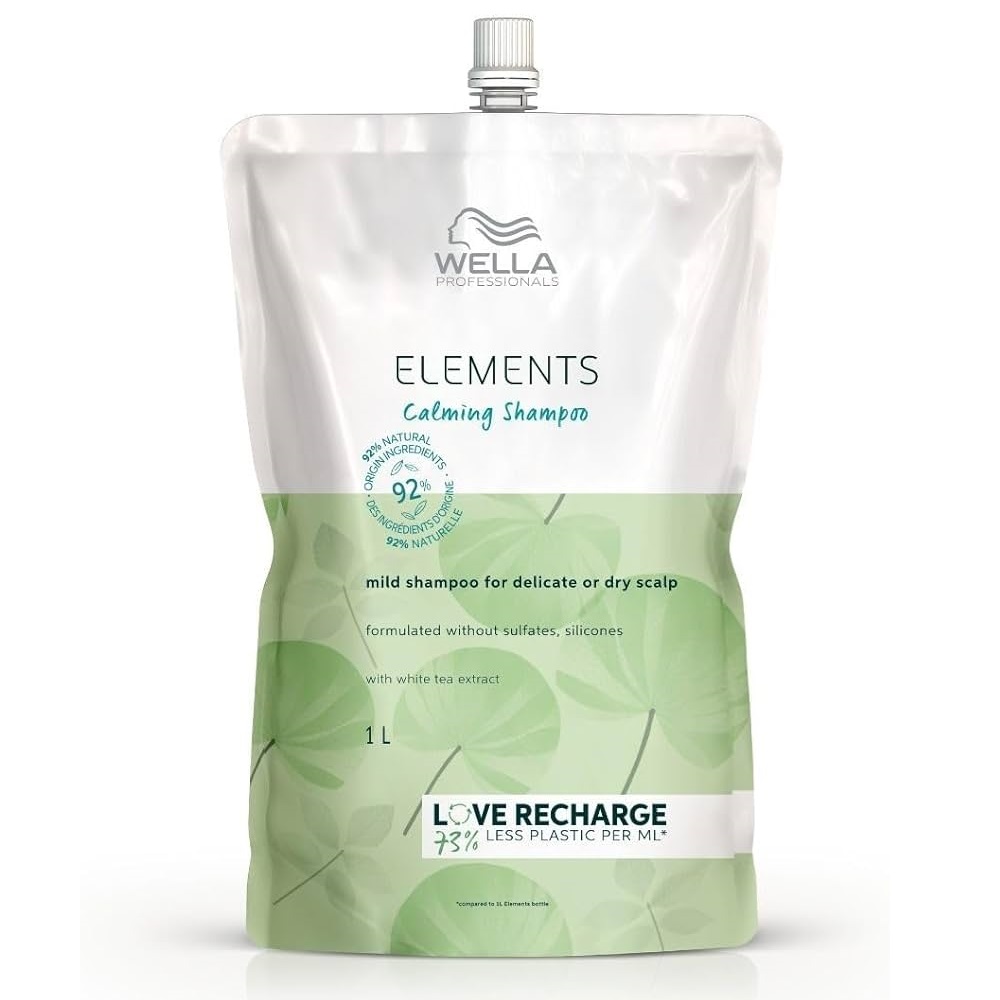 Wella Professionals Champú Calmante para Cuero Cabelludo Sensible 1000 Ml - Hidrata y Proporciona Confort