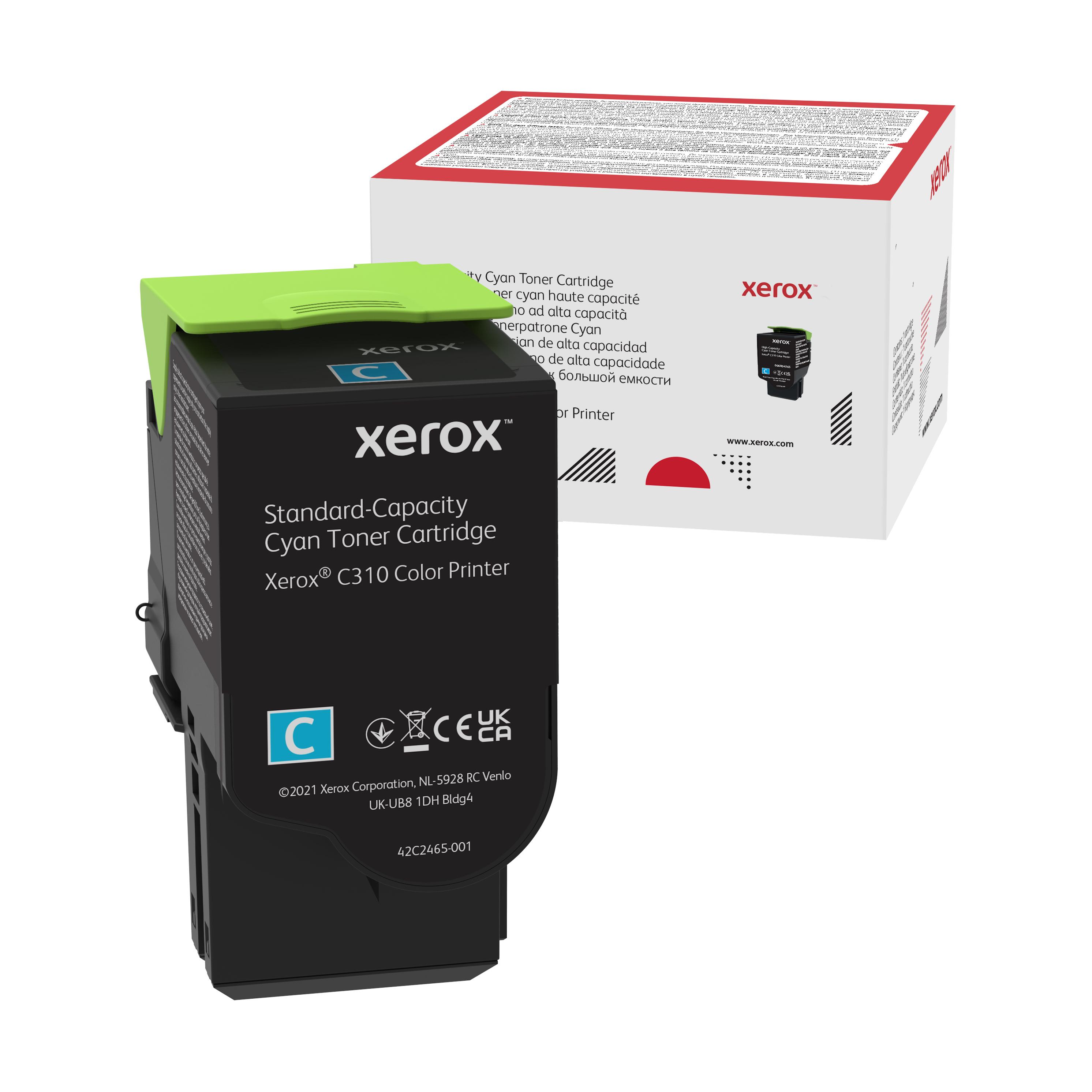 Xerox C310 Cartucho de tóner - Original Cian
