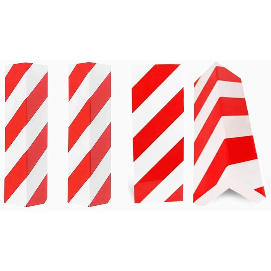 Protector columnas garaje protector Columnas Parking  Protector para Garaje Autoadhesivo Rojo y blanco/ AMARILLO Y NEGRO 40 X15 X1.5 cm