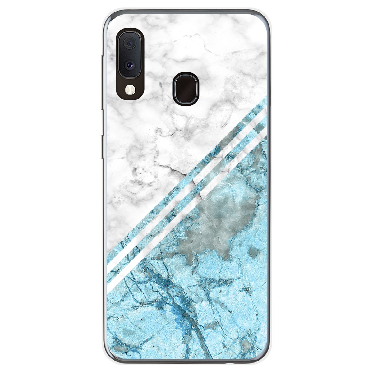 Tumundosmartphone Funda Gel Tpu para Samsung Galaxy A20e 5.8 diseño Mármol 02 Dibujos