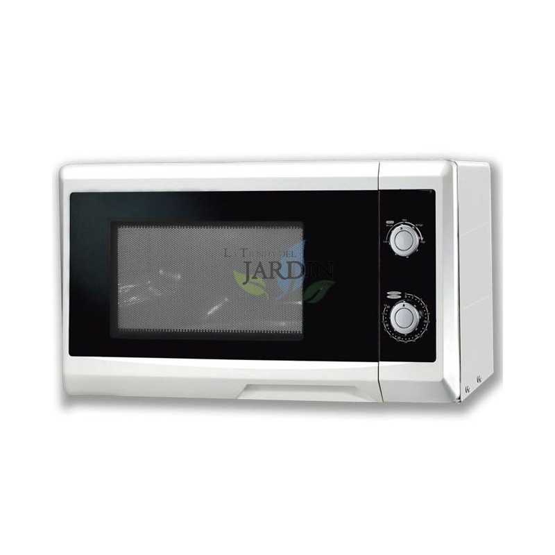 SUINGA Microondas con Grill 20L 700W Thulos | Microondas de Sobremesa con plato giratorio | Microondas Pequeño | Microondas Barato