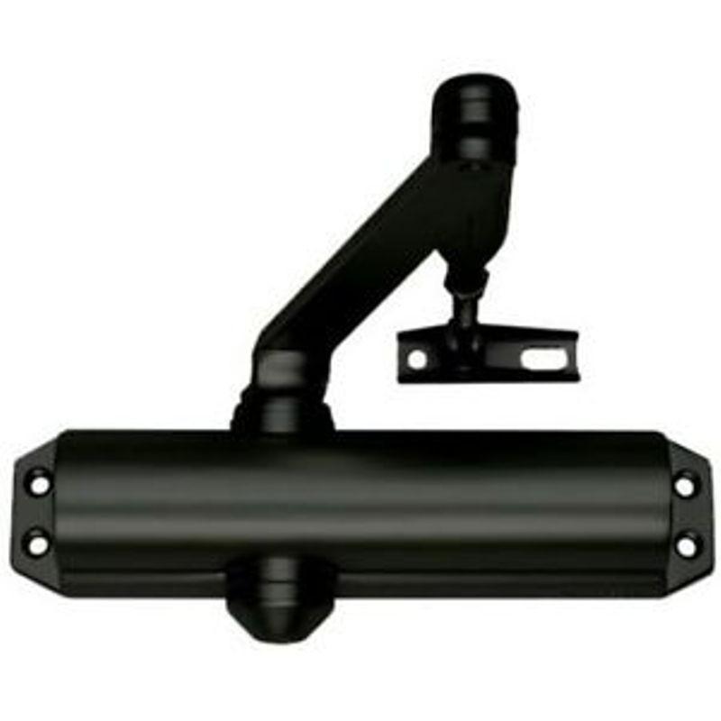 Puertas con brazo articulado tesa dc120 con retención acabado negro