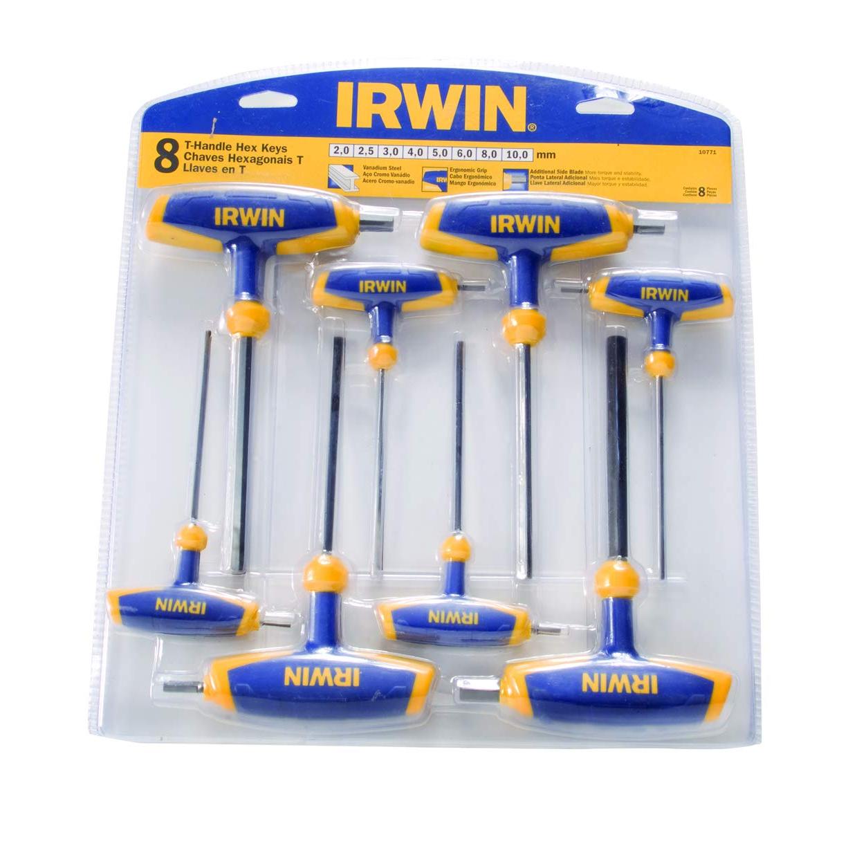 Irwin zestaw imbusów typu t 8szt. 2.0 - 2.5 - 3.0 - 4.0 - 5.0 - 6.0 - 8.0 - 10.0